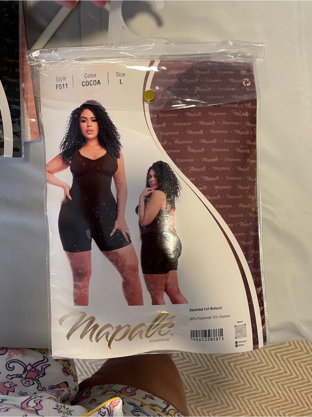 Mapalé Cocoa Seamless Full Bodysuit Shapewear